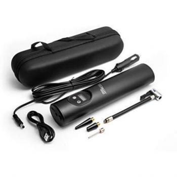Compresor de Aire Portátil a Batería Technaxx TX-157, 8 Bar, con Luz LED y Adaptadores