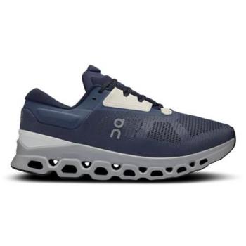 On Cloudstratus 3 Men's Running Shoes, Grey/Blue, Size 11 US (45 EU)