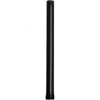 Tubo de Acero Vitrificado Negro para Estufa Pellet, Ø 80 mm, Longitud 100 cm, Alta Resistencia - Línea Profesional Wolfpack