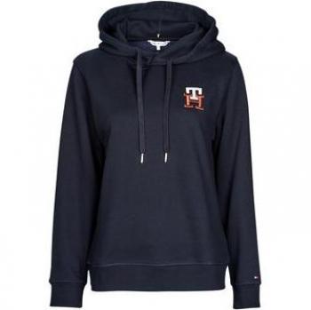 Tommy Hilfiger Women's Blue Monogram Hoodie Sweatshirt Size XS
