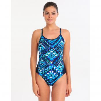 Funkita velocidad Boxer Diamond Back una pieza, azul