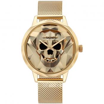 Police Anjar Stainless Steel Gold Watch, Yellow male, Size: ONE SIZE