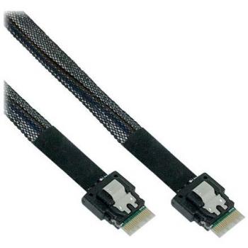 Cable Slim SAS SFF-8654 a SFF-8654, 24Gb/s, 0,5m