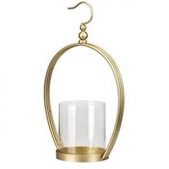 Candelabro de Metal Dorado Adda Home 27x14x42 cm para Decoración del Hogar