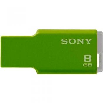 Sony Micro Vault Style - Memoria USB, 8 GB, LED light, color verde