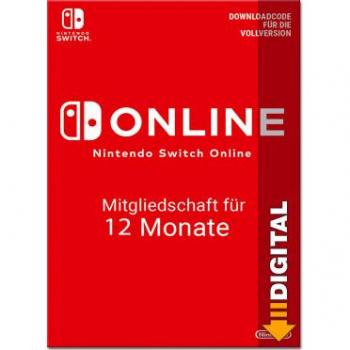 Membresía Individual de Nintendo Switch Online por 12 Meses