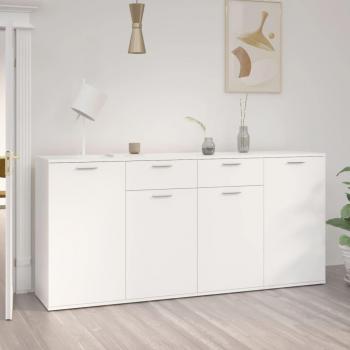 Aparador de madera de ingeniería 160x36x75 cm, Mueble de Almacenaje de Salón, Buffet para salón Moderno, Armario Auxiliar, Armario de Almacenamiento