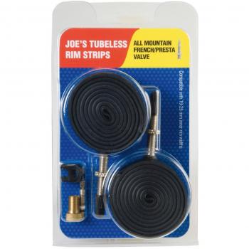 Joe's Flats Kit Convertidor A Rueda Tubeless, Unisex Adulto, Negro, 19-25 mm