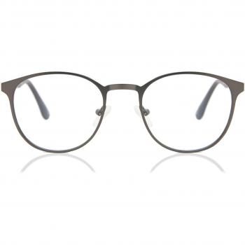 Gafas Anti-Azules Oval Montuta Completa Metálico Grises Armazones para Hombre - SmartBuy Collection