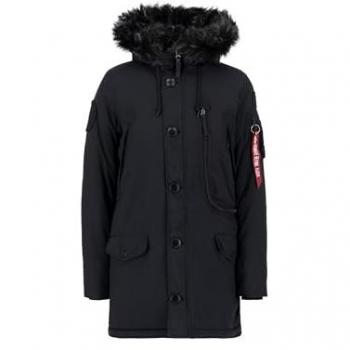 Alpha Industries Women's Polar Parka All Black XS