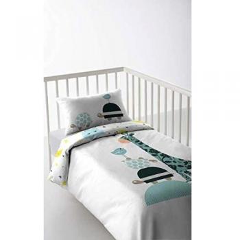 Cool Kids S2802444 Funda Nórdica para Cuna Reversible, Tamaño Cuna de 80, 115 X 145 + 20 Cm