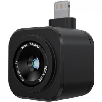 Cámara Termográfica Seek Thermal LW-ABAX Negra 200x150 Píxeles con Conector Lightning para iOS