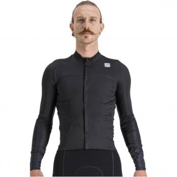 Jersey Sportful Bodyfit Pro Negro, Talla XL, Manga Larga