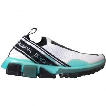 Dolce & Gabbana Men's Sorrento Sneakers - Black, White, Blue, Size EU37/US6.5