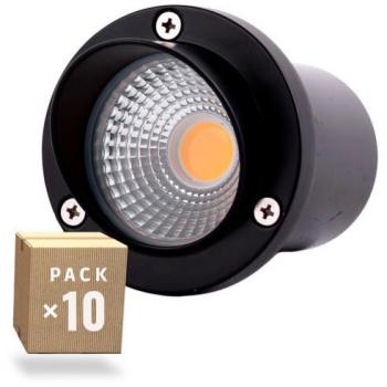 Pack 10 Focos LED Empotrable 7W 550Lm IP65 85-265VAC Morgan 50.000H