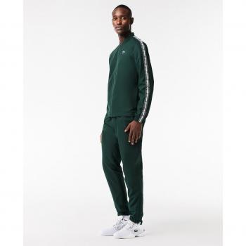Lacoste Chándal Tennis de Tejido Reciclado Hombres Verde Oscuro WH1792-00