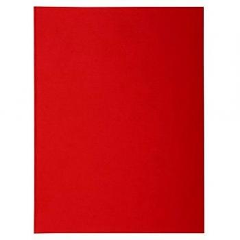 Paquete de 100 Subcarpetas Exacompta Super 160 - Rojo, 160g, 24 x 32 cm