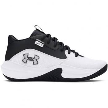 Zapatillas de Baloncesto para Niños Under Armour UA Lockdown 7 Blancas