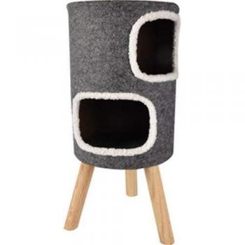 Mueble Rascador Doble Nordic para Gato 39X40X77 Cm