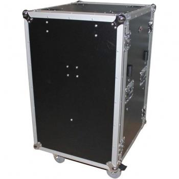 ProX T-14RSP24WDST 14U Vertical Shockproof Amp/Rack Case with Dual Side Tables