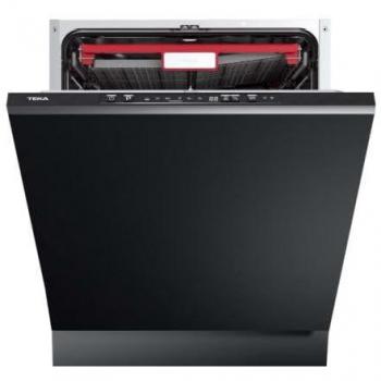 Lavavajillas Integrable TEKA DFI 46740, Panel Negro, 14 Cubiertos, Clase D, 44dB