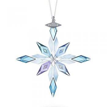 Adorno Swarovski Copo de Nieve Frozen 2 - Cristal Blanco-Azul-Púrpura