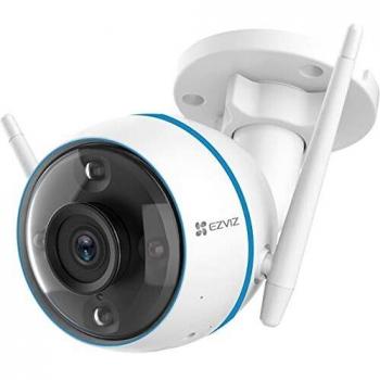 EZVIZ Cámara IP WiFi de vigilancia y Seguridad para Exterior. FHD 1080P. IP67 Impermeable. Visión Nocturna a Color. Compatible con Alexa y Google Home. H.265 CTQ3N