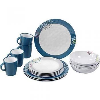 Set de Vajilla Melamina Belfiore 16 Piezas Antideslizante