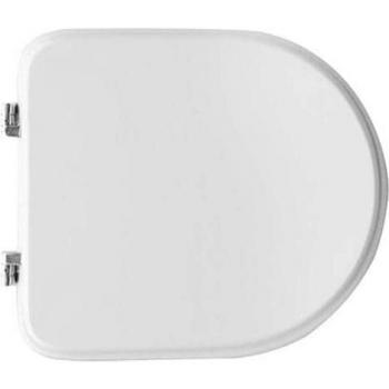 Asiento de WC Kerasan Vaso Godia Forma 7 Blanco con bisagras ajustables