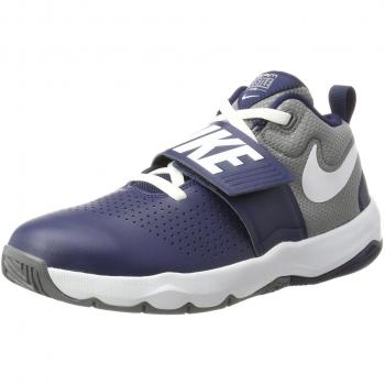 Nike Team Hustle D 8 (Gs), Zapatos de Baloncesto para Niños, Azul (Midnight Navy/White-Cool Grey), 40 EU