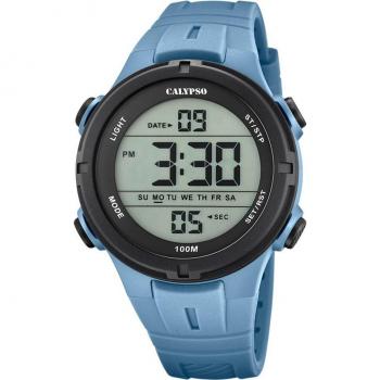 Reloj Calypso Color Splash K5837/1 para Hombre con Correa de Caucho Negro