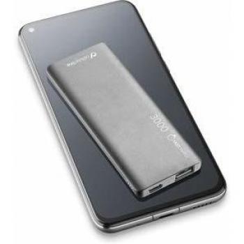 Cellularline FREEPSLIM3000K batería externa Negro Litio 3000 mAh - Baterías externas