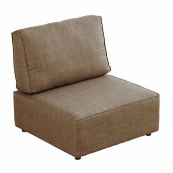 Sofá Modular Riposo B Estilo Contemporáneo Color Beige 90x93x93 cm Poliéster