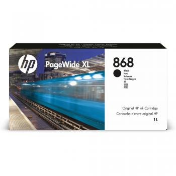 Cartucho de tinta negra HP PageWide XL 868 de 1 litro