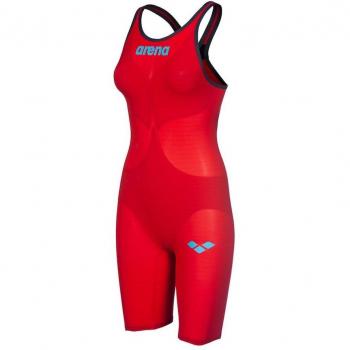 Bañador de competición Arena Powerskin Carbon Air2 Open Back rojo mujer - 38