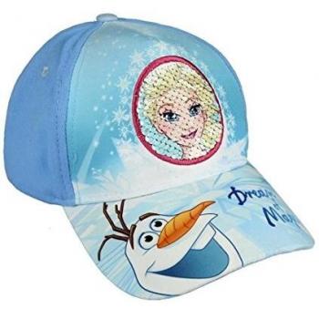 CERDÁ LIFE'S LITTLE MOMENTS Premium Frozen Gorra de Tenis, Niñas, Azul, 52-58 cm