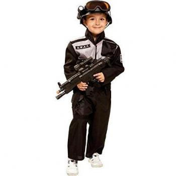 My Other Me Me-202665 Disfraz SWAT para niño, color negro, 5-6 años
