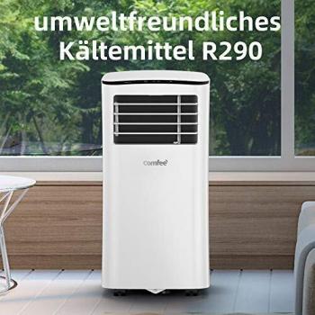 Aire Acondicionado Portátil Comfee MPPH-09CRN7, 9000 BTU, Eficiente Energéticamente Clase A, Función 3 en 1 (Enfriar, Ventilar y Deshumid