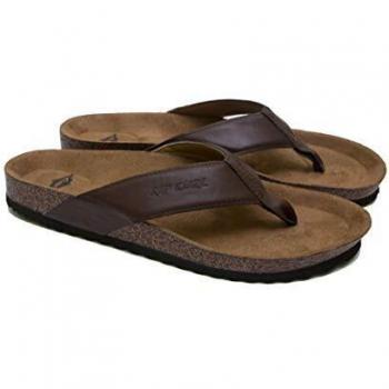Rip Curl Foundation Hombre,Flipflops imitación de Cuero,de Caballero,Easy Care,Brown/Tan,41 EU