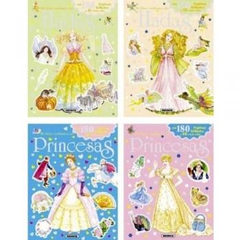 Mi libro brillante de hadas y princesas con pegatinas