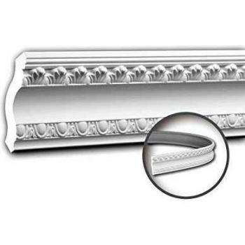 Cornisa Decorativa Flexible Profhome 150184F Diseño Clásico Atemporal Blanco 2 m