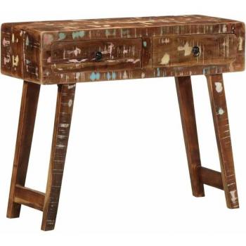 Mesa Consola Torana de Madera Maciza Reciclada 90x32x75 cm