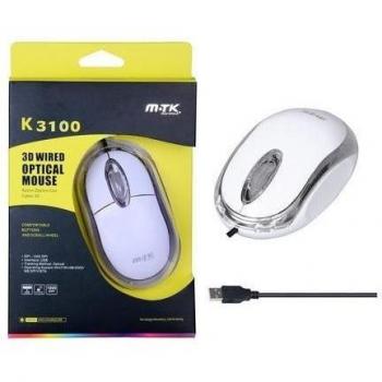 MTK 800178.0 ratón óptico Blanco