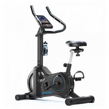 SALTER Bicicleta RS-24 programas de Entrenamiento, Soporte para móvil, Volante Equivalente a 22kg, semiprofesional