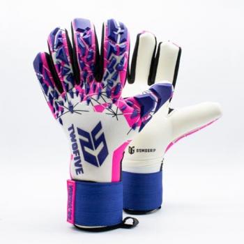 Twofive Guantes de Portero Fútbol Profesionales White Vienna'08 Advance - Guantes Reforzados de Goma 3D - Corte Ergoroll (Talla 7)