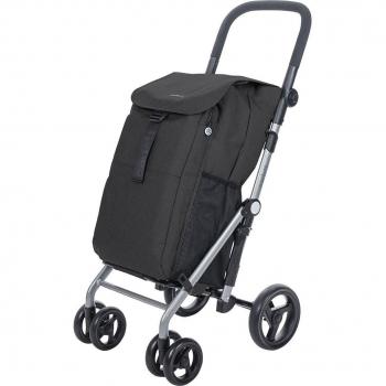 Carlett Carro de Compra Classic Duo Volcano Plegable con 4 Ruedas y Freno
