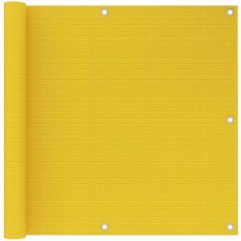 Toldo para balcón HDPE amarillo 90x300 cm