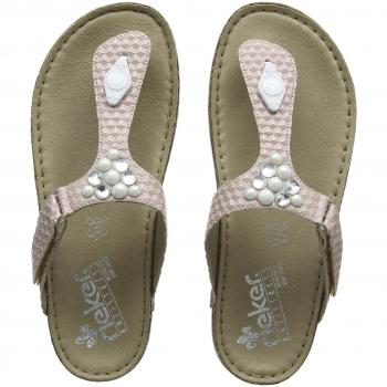 Rieker Women's 64065 Flip Flops, Pink