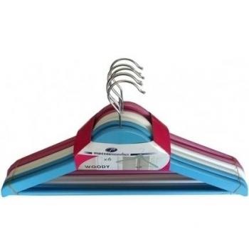 mondex M78658 - Lote 6 Perchas de Madera de Colores