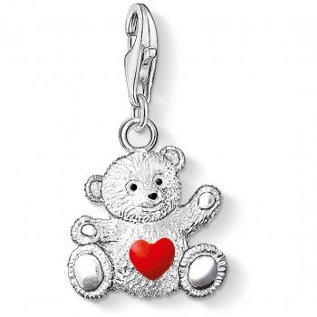 Colgante Charm de Plata 925 Osito Corazón Thomas Sabo